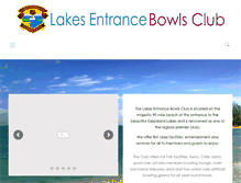 Tablet Screenshot of lakesbowls.com.au